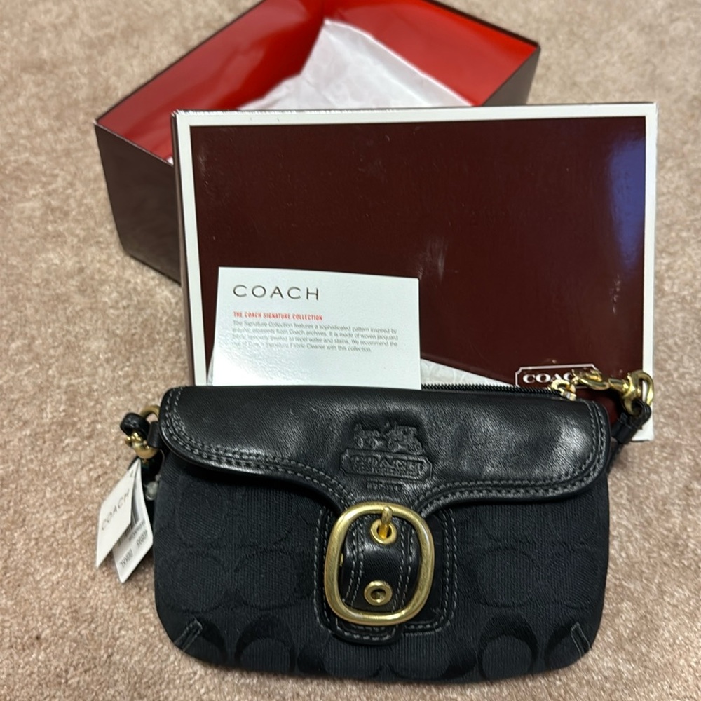 Coach mini purse - new and never used